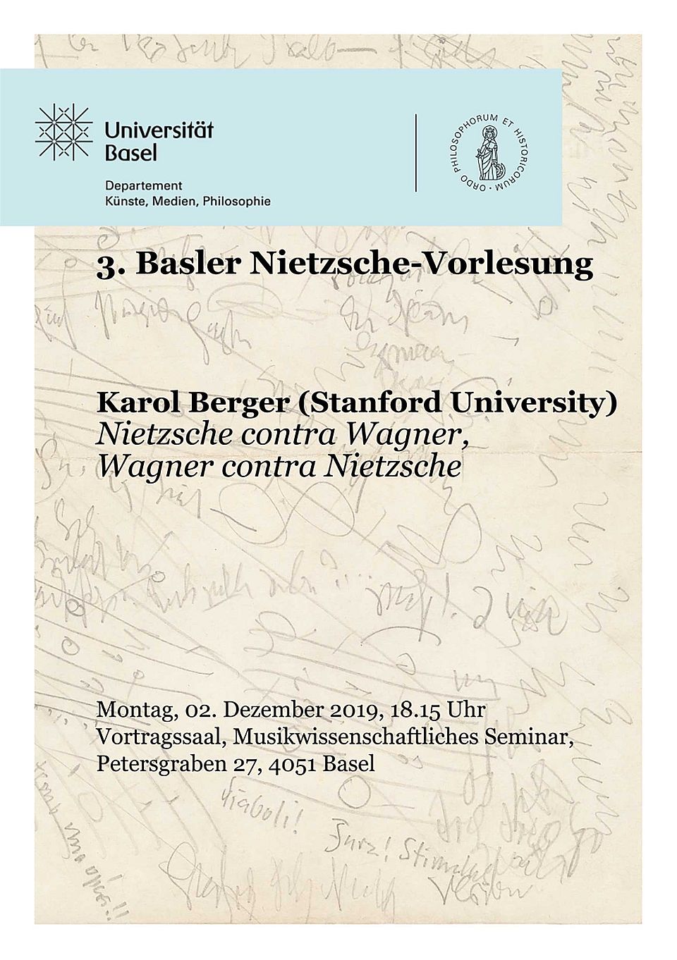 3. Basler Nietzsche-Vorlesung